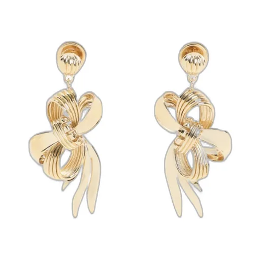 Metal Bow Earrings