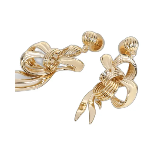 Metal Bow Earrings