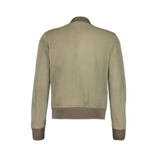 Suede Bomber Jacket