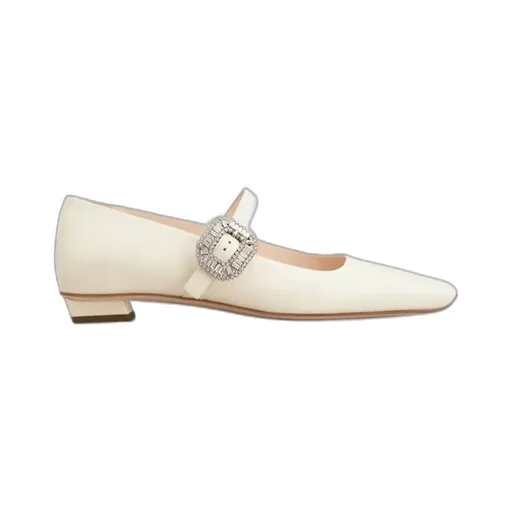 Belle Vivier Mary Janes In Leather