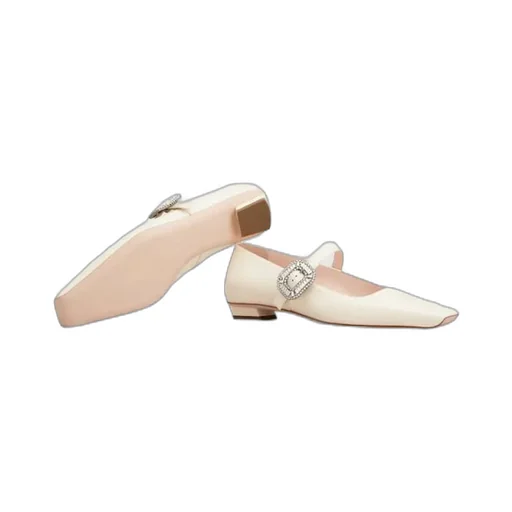 Belle Vivier Mary Janes In Leather