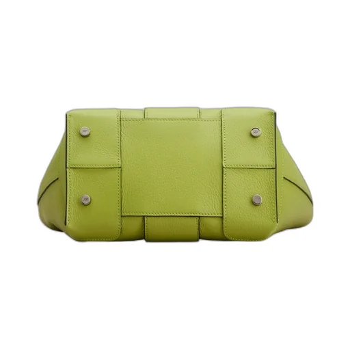 Viv' Choc Mini Shopping Bag In Leather
