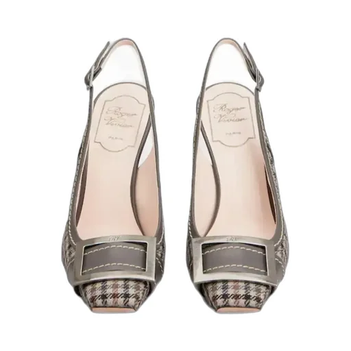 Trompette Slingback Pumps In Fabric