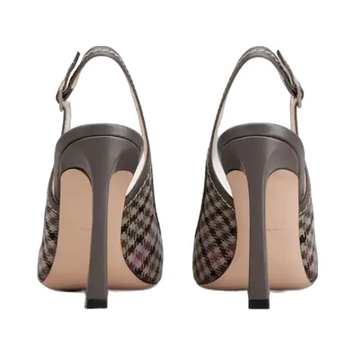 Trompette Slingback Pumps In Fabric