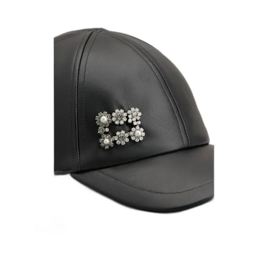 Efflorescence Leather Baseball Cap