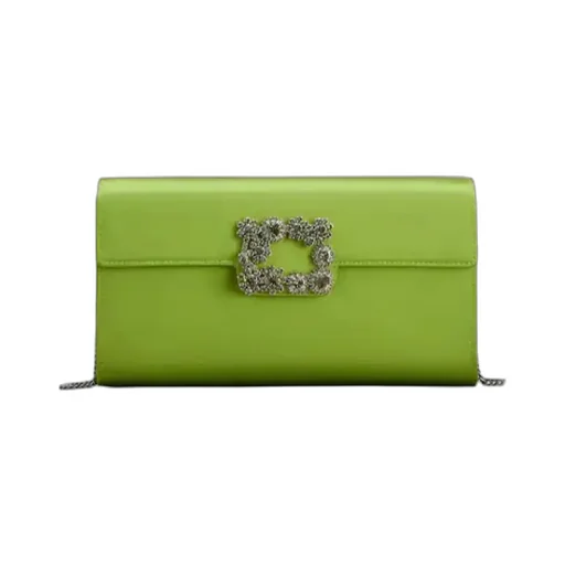 Efflorescence Clutch In Satin