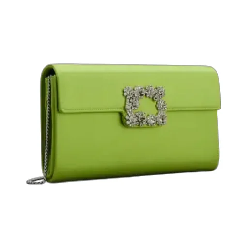 Efflorescence Clutch In Satin