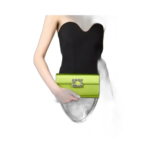 Efflorescence Clutch In Satin