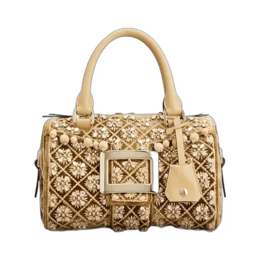 Belle Vivier Bag In Velvet