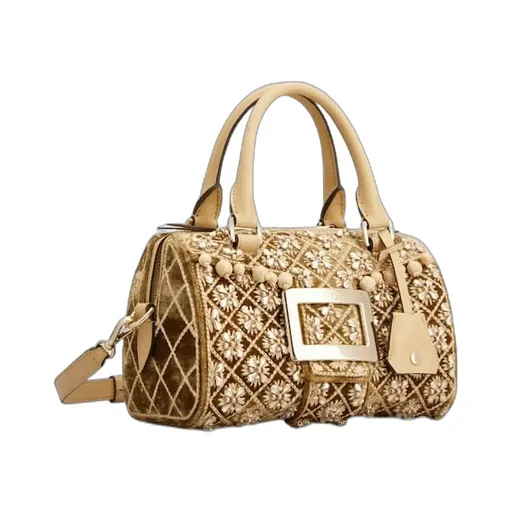 Belle Vivier Bag In Velvet