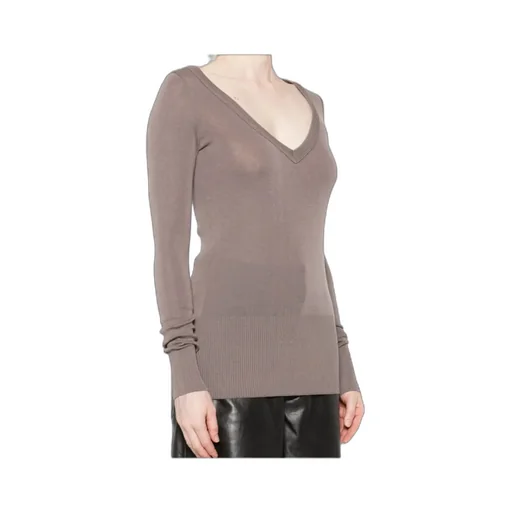 Long-Sleeve V-Neck Sweater