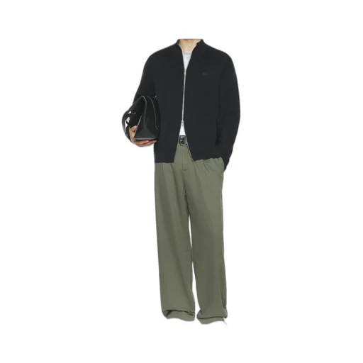 Maison Kitsuné Zip-Up Knitted Cardigan