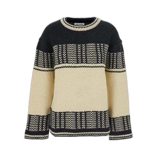 Low Classic Intarsia Crewneck Sweater