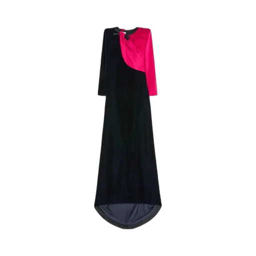 Long Dress In Sablé Velvet