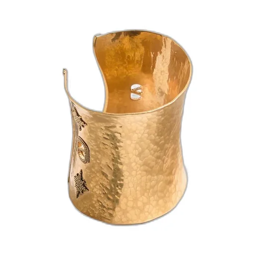 Cuffy Hammered-Pattern Bracelet