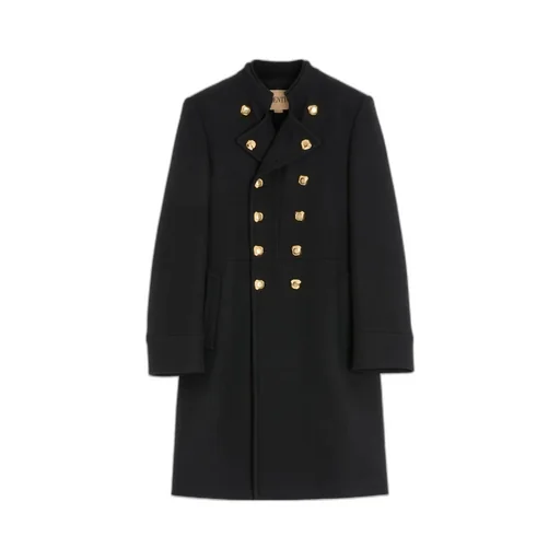 Valentino Double-Breasted Long-Sleeved Coat