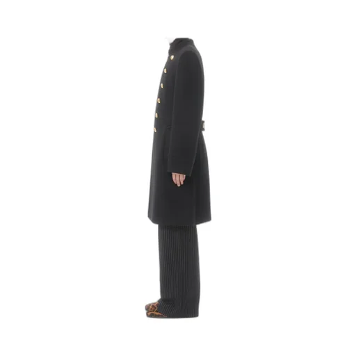 Valentino Double-Breasted Long-Sleeved Coat