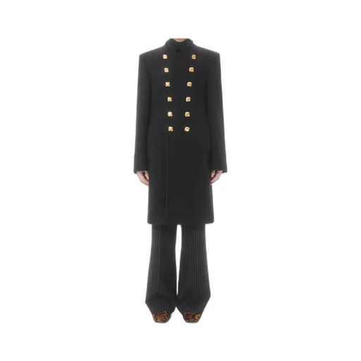 Valentino Double-Breasted Long-Sleeved Coat