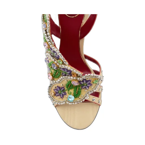 105Mm Dans Le Foyer Crystal-Embellished Sandals