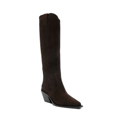 70Mm Tania Suede Knee-High Boots