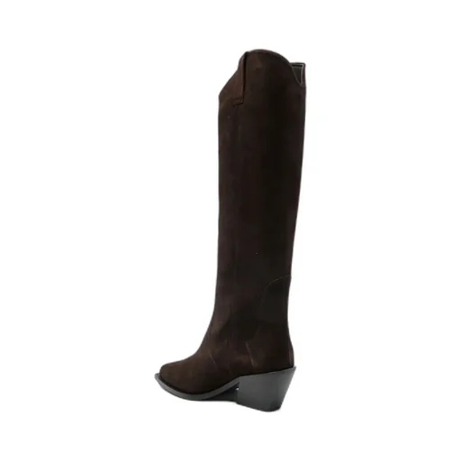 70Mm Tania Suede Knee-High Boots