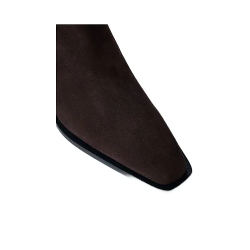 80Mm Suede Pointed-Toe Boots