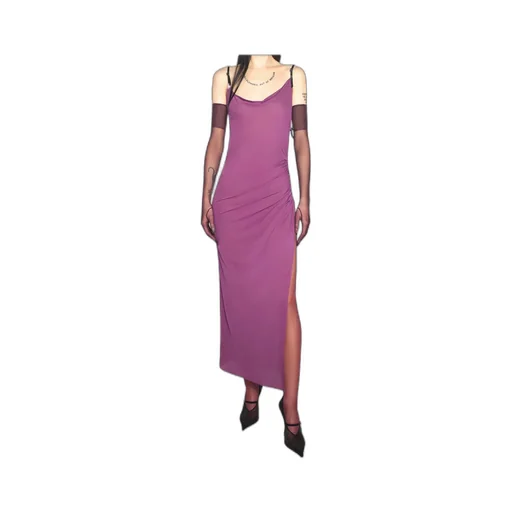 Side-Split Midi Dress