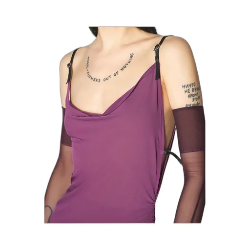 Side-Split Midi Dress