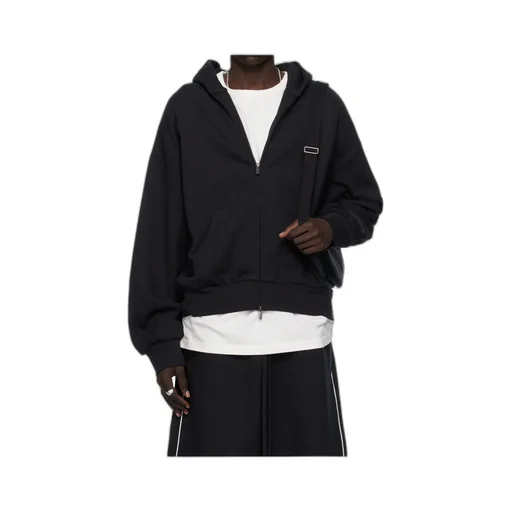 Zipper Hooded Sweatshirt