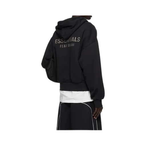 Zipper Hooded Sweatshirt