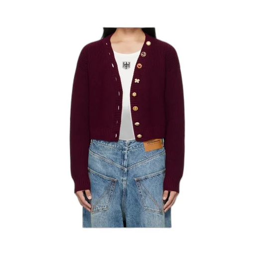 Fancy Button Mini Cardigan