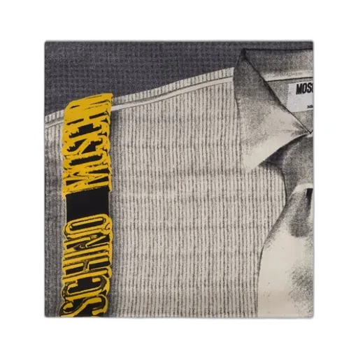 Shirt-Print Silk Scarf
