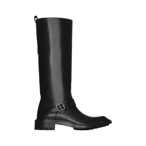 Saint Laurent Vadim Square Toe Buckled Boots