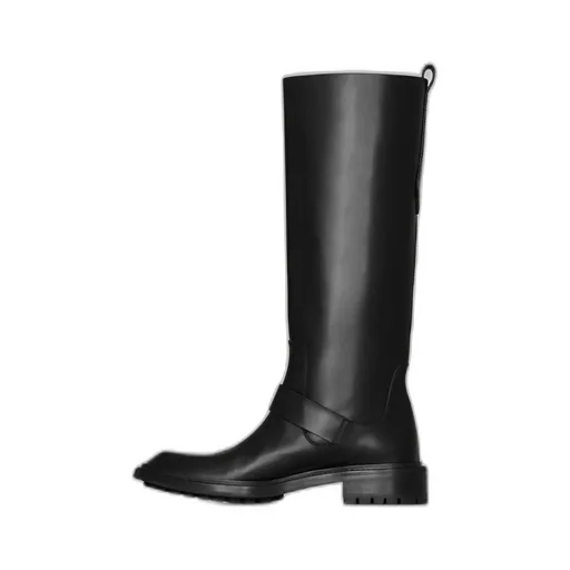 Saint Laurent Vadim Square Toe Buckled Boots