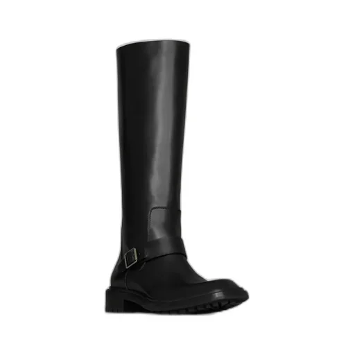 Saint Laurent Vadim Square Toe Buckled Boots