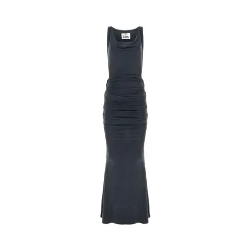 Vivienne Westwood Scoop Neck Ruched Maxi Dress