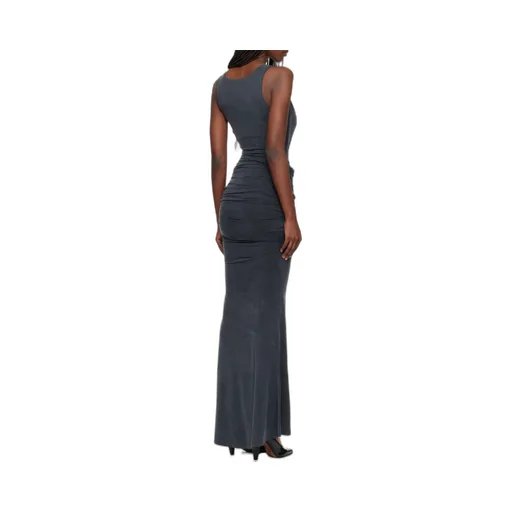 Vivienne Westwood Scoop Neck Ruched Maxi Dress