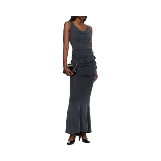 Vivienne Westwood Scoop Neck Ruched Maxi Dress