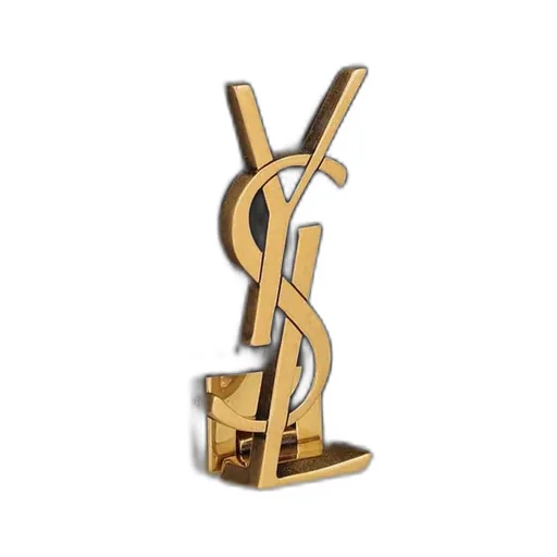 Saint Laurent Logo Plaque Foldover Top Shoulder Bag