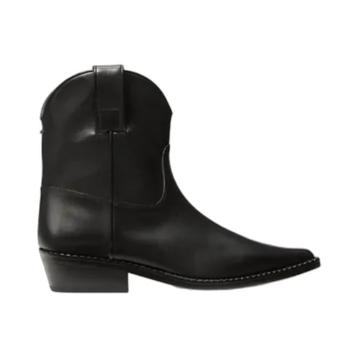 40Mm Pointed-Toe Leather Boots