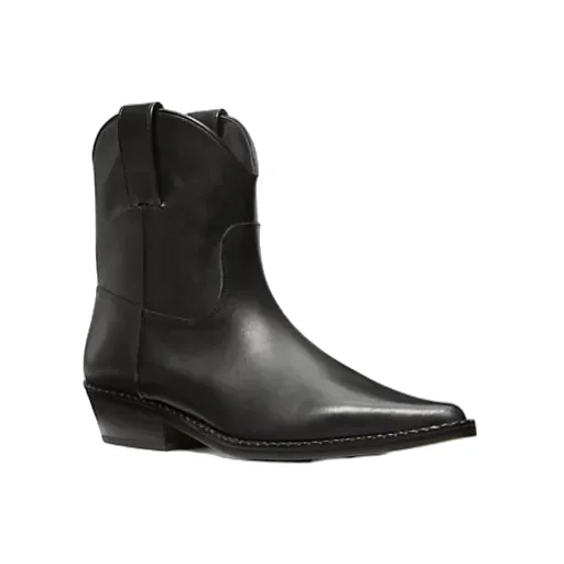 40Mm Pointed-Toe Leather Boots