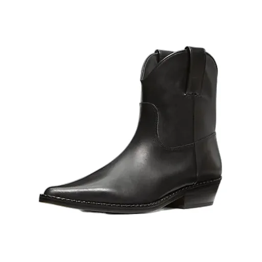 40Mm Pointed-Toe Leather Boots