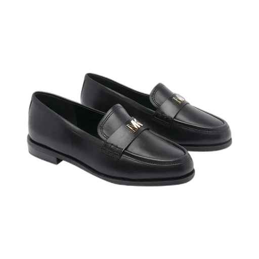 Michael Michael Kors Logo Plaque Slip-On Laofers