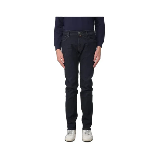 Jacob Cohen Logo Embroidered Slim Fit Jeans
