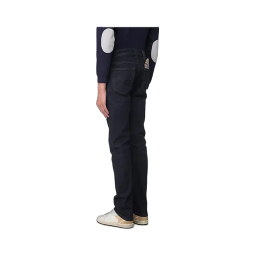 Jacob Cohen Logo Embroidered Slim Fit Jeans