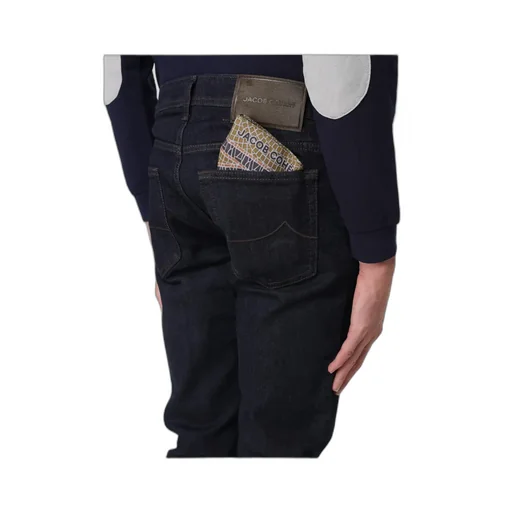 Jacob Cohen Logo Embroidered Slim Fit Jeans