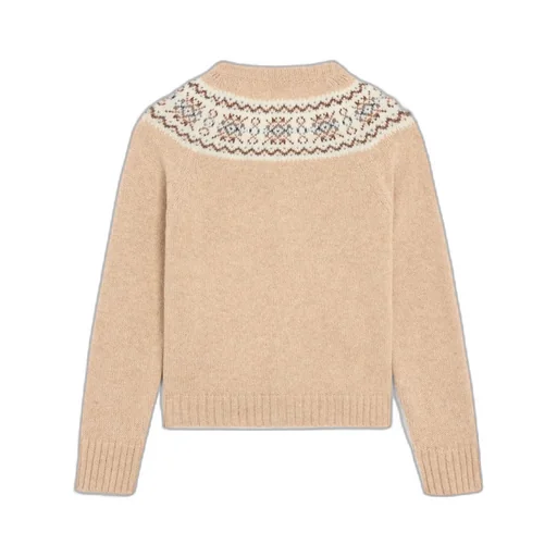 Cardigan In Triomphe Fair Isle Wool