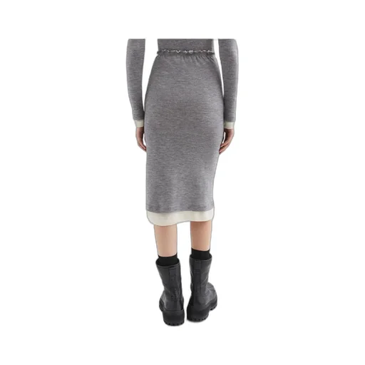 Lightweight Wool Layered Skirt