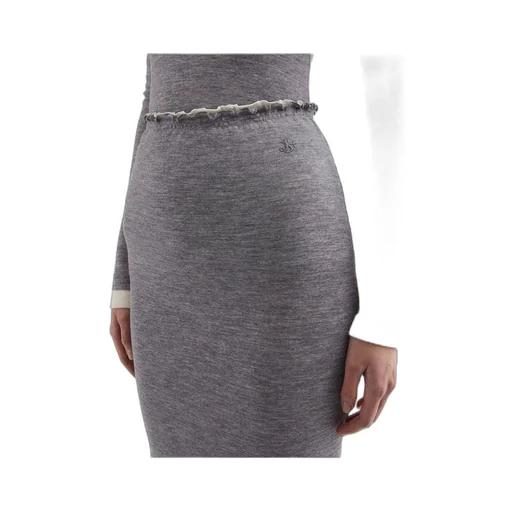 Lightweight Wool Layered Skirt