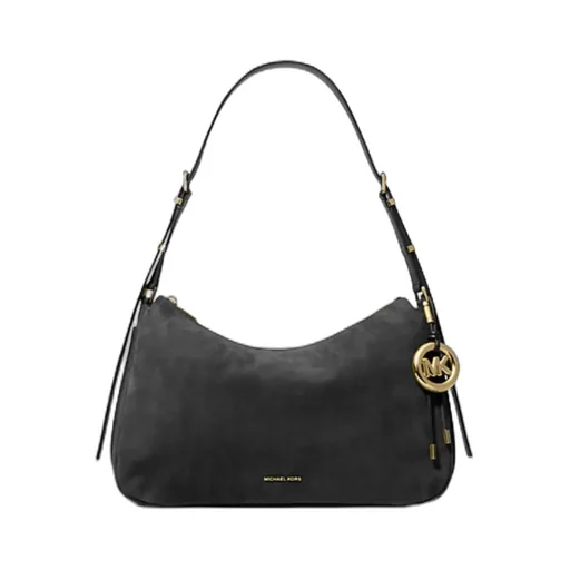 Michael Michael Kors Logo Charm Curved Shoulder Bag